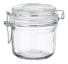 Juego 6 Frascos Especieros Vidrio Brocalitos Tapa Clip 200ml