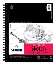 Block Sketchbook Dibujo Canson Universal Sketch 22.9 X 30.5
