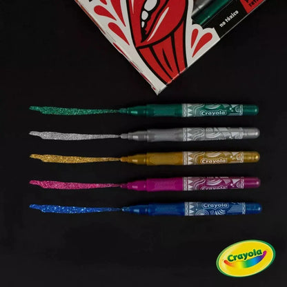 8 Plumones Glitter Alternative Markets No Tóxico Crayola - Crayola - detalle