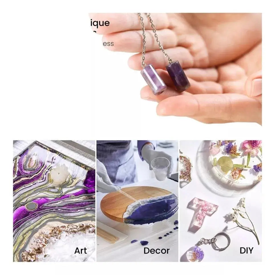 Kit De Inicio De Resina Epoxi Con Accesorios Arteza - Arteza - vista lateral