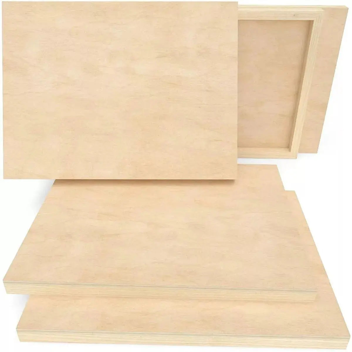 Set 5 Lienzos Madera Canvas Bastidor Pintura 23x30 Arteza - Arteza - empaque