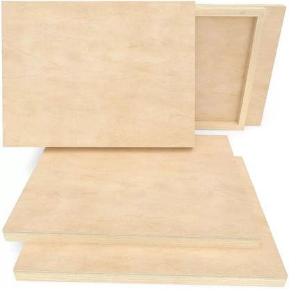 Set 5 Lienzos Madera Canvas Bastidor Pintura 23x30 Arteza - Arteza - empaque