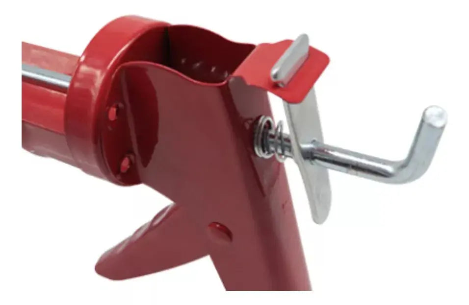 Pistola Calafateadora Cnx Barril Sellador Silicon Color Rojo - CNX - detalle
