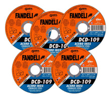 50 piezas Disco Corte Acero Inoxidable Fandeli Eco 4 1/2"