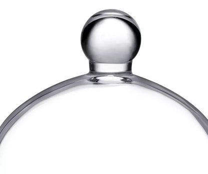 Bombonera Capelo Cristal Tapa Pastel Plato Vidrio