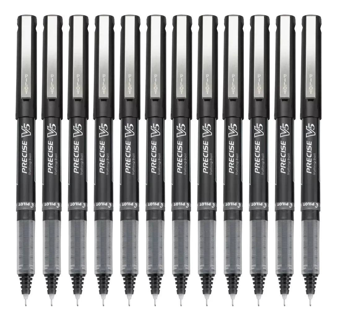 12 Plumas Pilot Boligrafo Precise V5 Tinta Liquida Extrafino Color a Elegir - Marchante MX