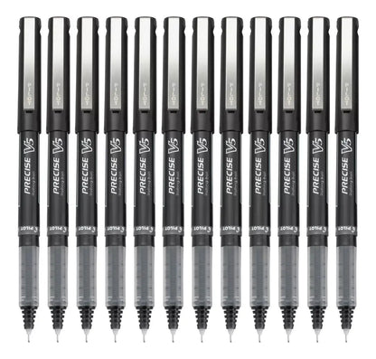 12 Plumas Pilot Boligrafo Precise V5 Tinta Liquida Extrafino Color a Elegir - Marchante MX