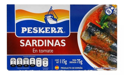 Sardinas en Tomate 115g - Parker - vista lateral