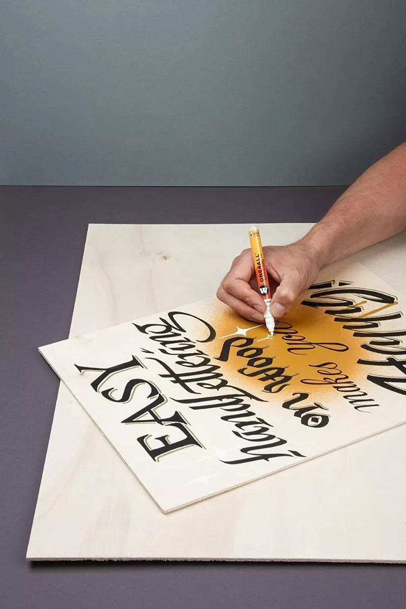 Set 6 Marcadores Molotow 2mm ONE4ALL Recargables Acrílico