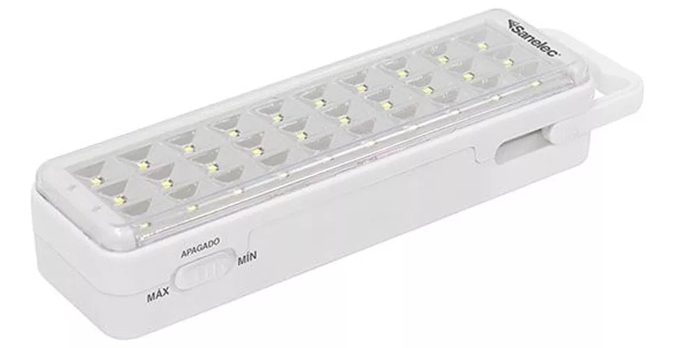 Lámpara Recargable De Emergencia Sanelec 30 Leds 2163 - Marchante MX