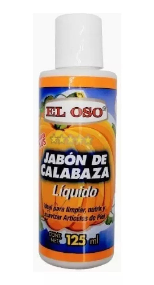 Jabon Calabaza Liquido El Oso Limpieza Calzado 125 Ml