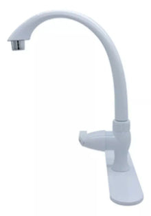 Mezcladora Monomando Meer Llave Fregadero Color Blanco - CNX - detalle