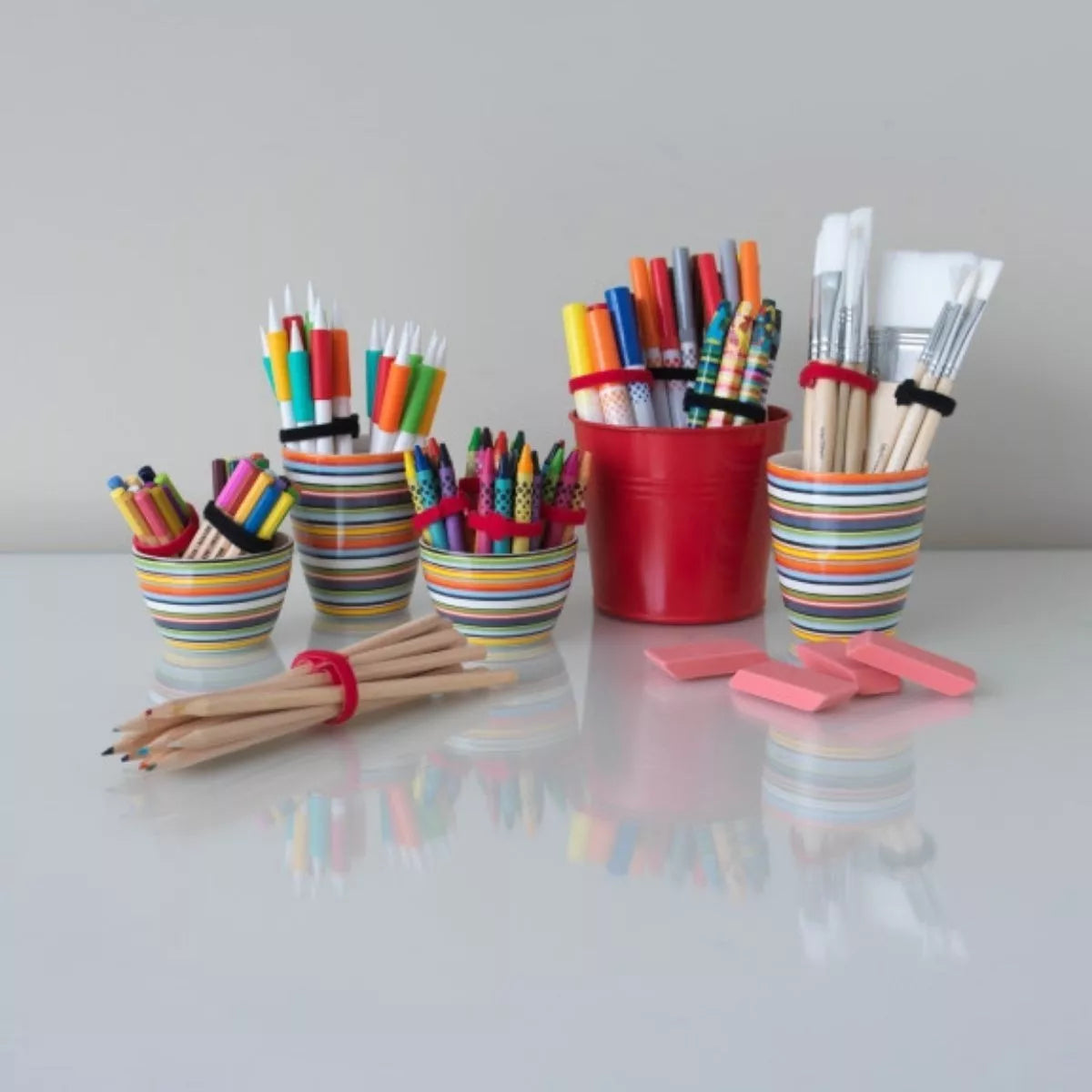 50pz Correa Organizadora Velcro Amarre Cables Sujeción