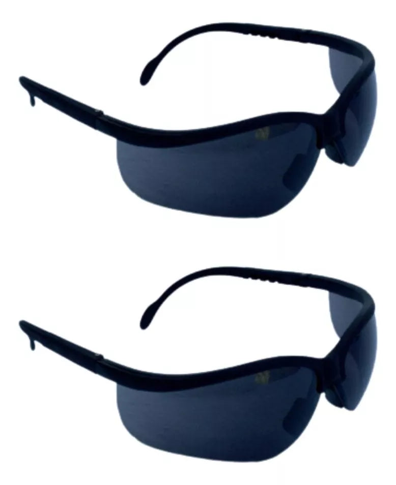 Pack 2 Lentes Seguridad Argos Obscuros Ajustables Rayos Uv