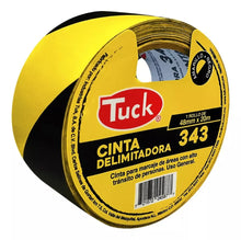 Cinta Delimitadora Area Tuck 48mmx20m Amarillo/negro Marcaje