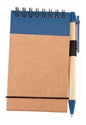10 Libretas Bolsillo Chica Boligrafo Ecologica Pluma Colores - MarchanteMX