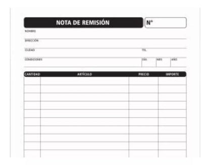 Notas Remisión Original Rayter Esquela 4 Blocks 45 Hojas C/u