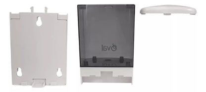 Jabonera Humo Oval Blanco 1 Litro Manual Uso Industrial