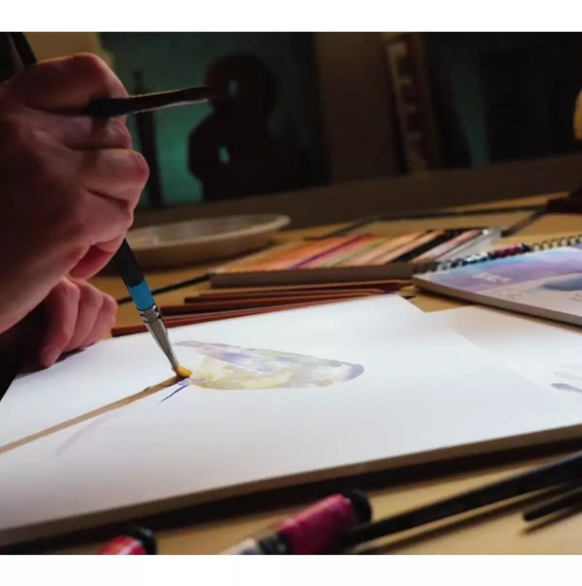 Block Papel Acuarela Canson Grano Fino Montval 29.7x42cm 12h