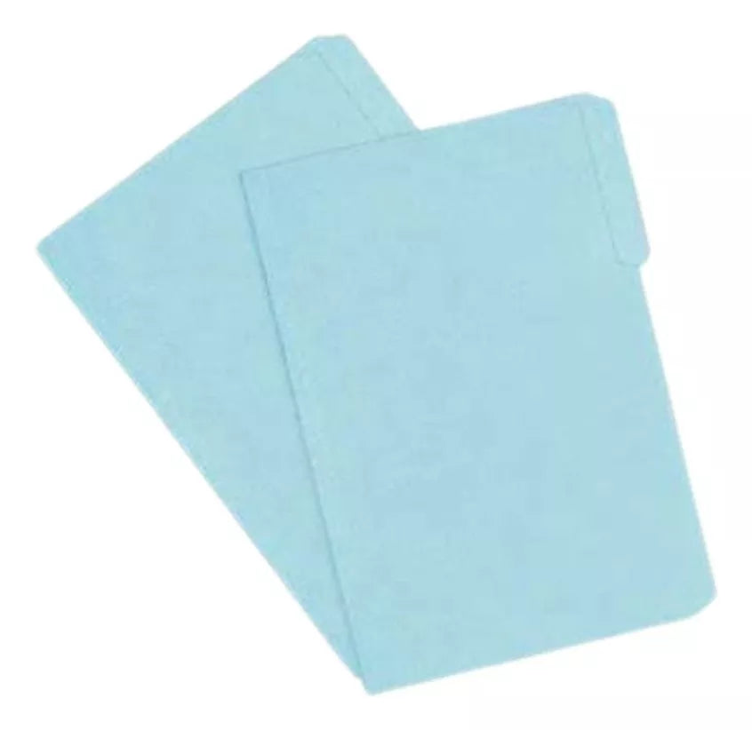 Folder Oficio Nassa Color Azul C/100pz