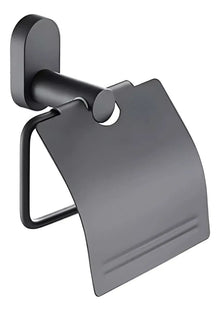 Porta Rollo Papel Higienico Meer Accesorio Color Negro Mate - CNX