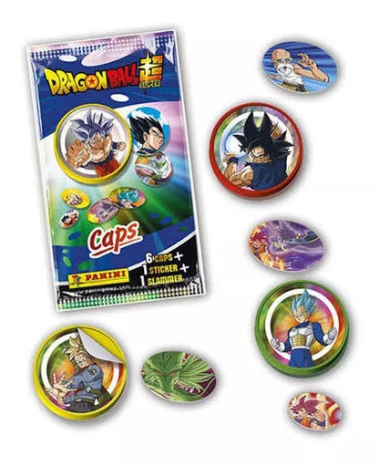Dragon Ball Super Caps Panini Blister 2 Sobres Tazos