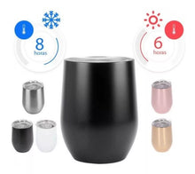 Vaso Termo Acero Inoxidable Vino Cafe Te 350ml Colores