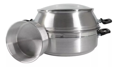 Olla Horno Mágico Alpro Vaporera Tapa Con Visor