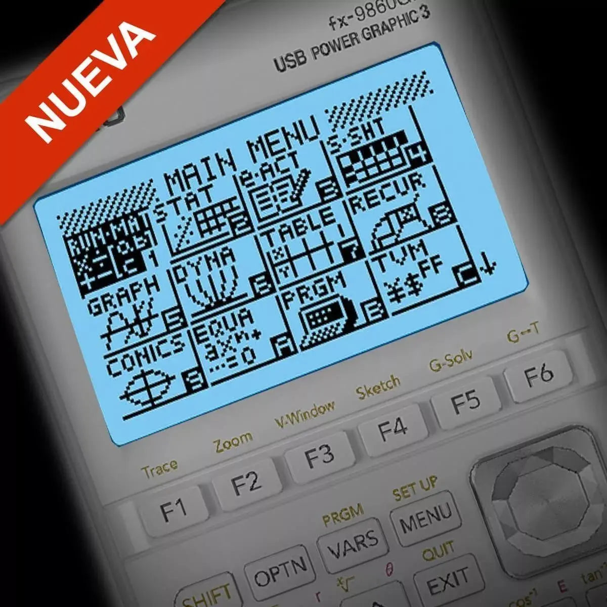 Calculadora Graficadora Casio Fx-9860giii Más 2900 Funciones - Casio - vista lateral