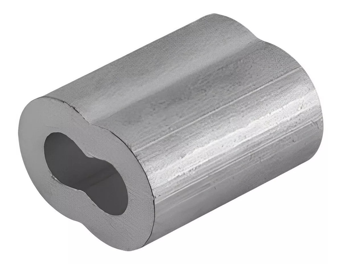 Set 100 pz Casquillo Doble Aluminio 3/32 Dogotuls