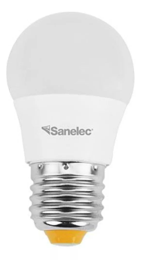 2 Pzs Foco Led Luz Cálida 3w Tipo A19 Sanelec Ecológico