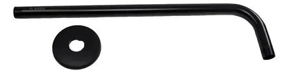 Cuello Regadera Meer 40cm Negro Mate Chapeton Acero - CNX - detalle