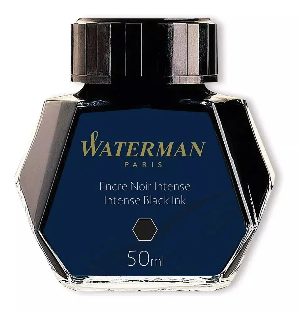 Tinta Frasco Intensa Plumas Fuente Estilograficas Waterman Negro - Waterman