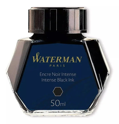 Tinta Frasco Intensa Plumas Fuente Estilograficas Waterman Negro - Waterman