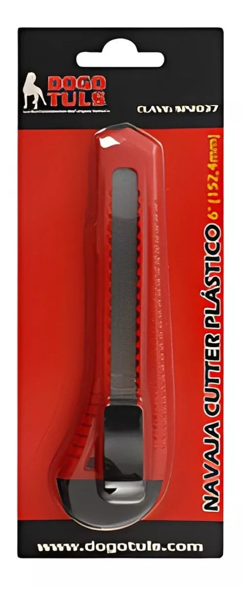 Navaja Cutter Plastico 6´´ Dogotuls Cuchillas Acero Sk7