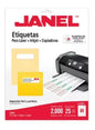 Etiquetas Láser Janel Adherible Impresora Papel Inkjet - MarchanteMX