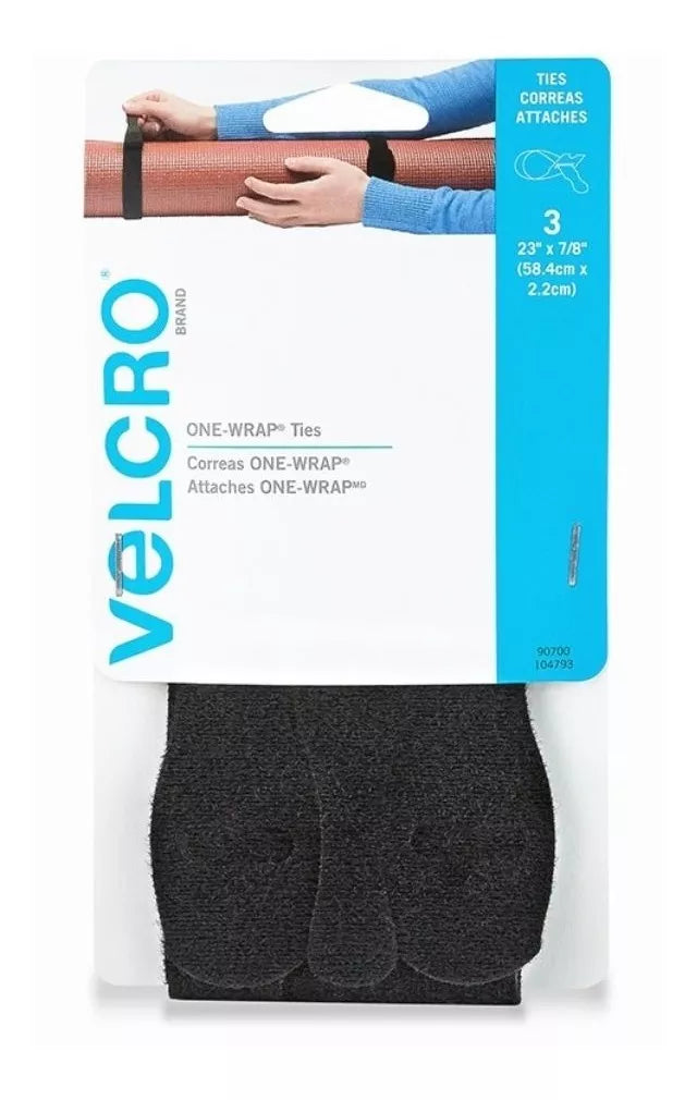 3pz Tira Organizadora Cable Velcro ® Cincho Brida Ajustable