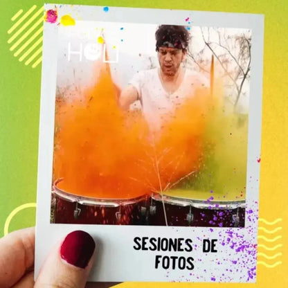 Polvos Holi Original Frutal 75gr Fiesta 10 Pack Envío Gratis - Marchante MX