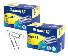 Clips de Acero Redondo Pelikan 100 Piezas Escoger Tamaño