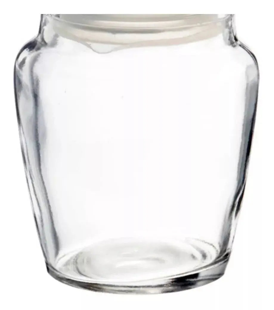 Set 6 Brocalito Vidrio Envase Redondo Regalo Dulcero 200ml - Vittori - detalle