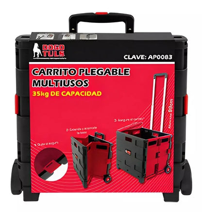 Carrito Plegable Multiusos Dogotuls Polipropileno 35kg 42x40 - Dogotuls - accesorios