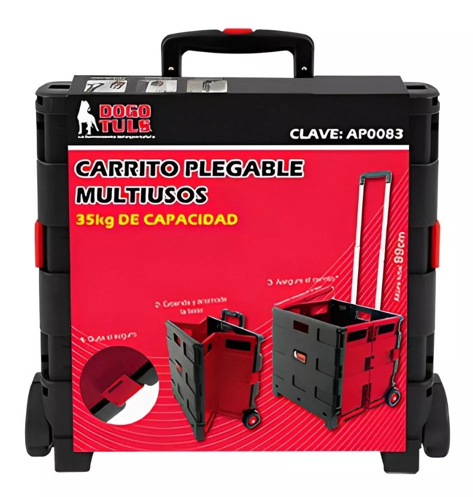 Carrito Plegable Multiusos Dogotuls Polipropileno 35kg 42x40