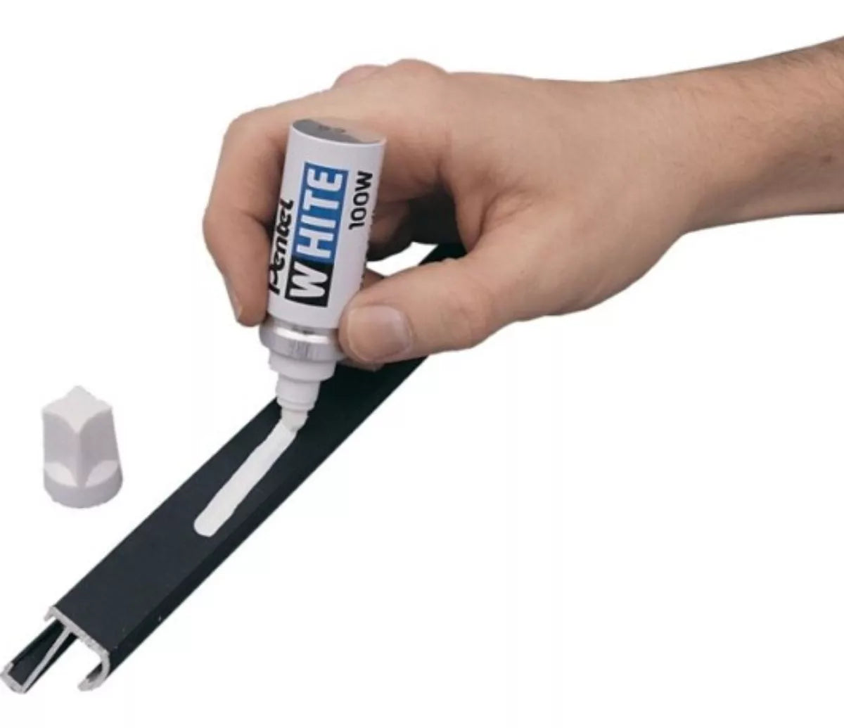 Marcador Permanente Pentel Blanco White 100w Uso Industrial