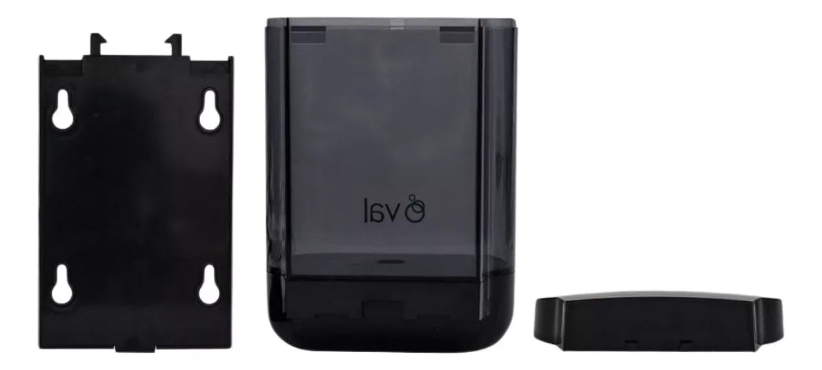 Jabonera Oval Rellenable Humo Negro 1.5 L