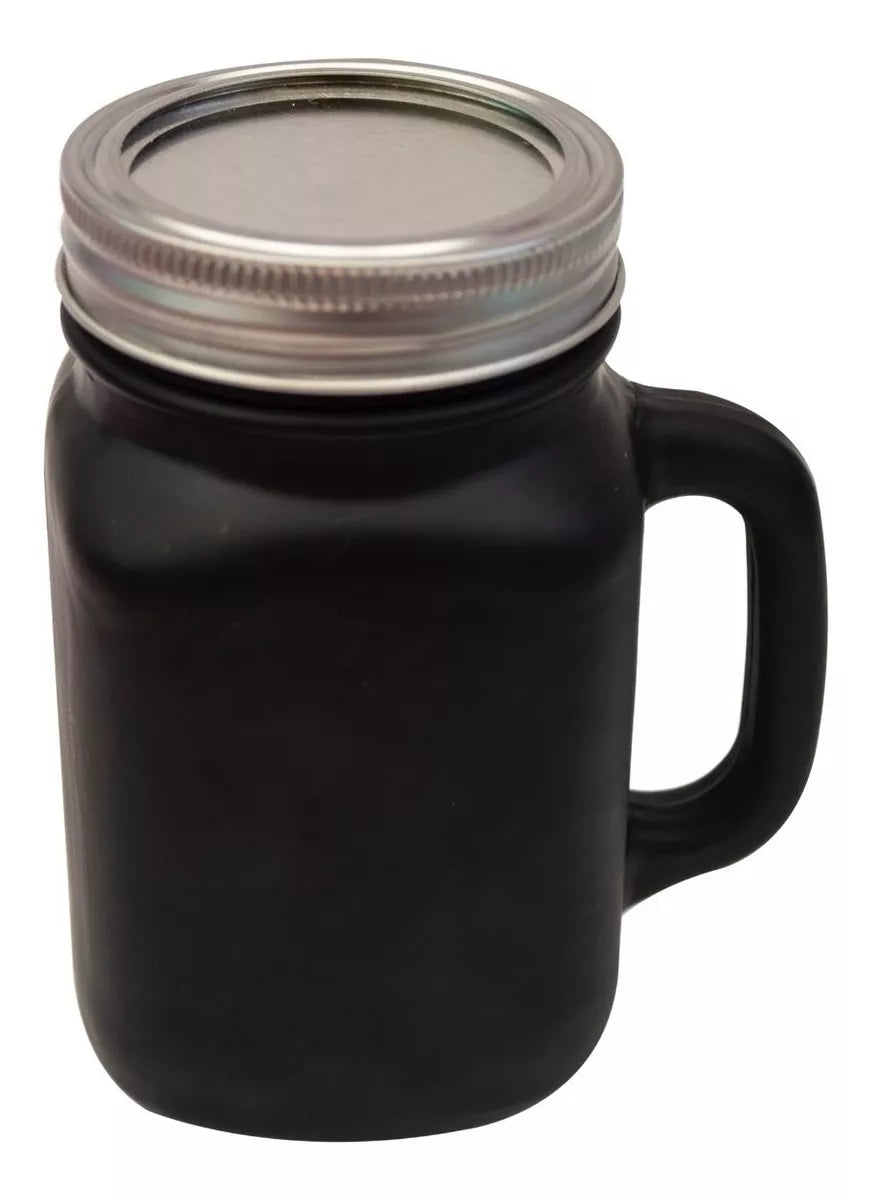 6 Pack Mason Jar Personalizar Con Gis Tarros Envas Pizarra