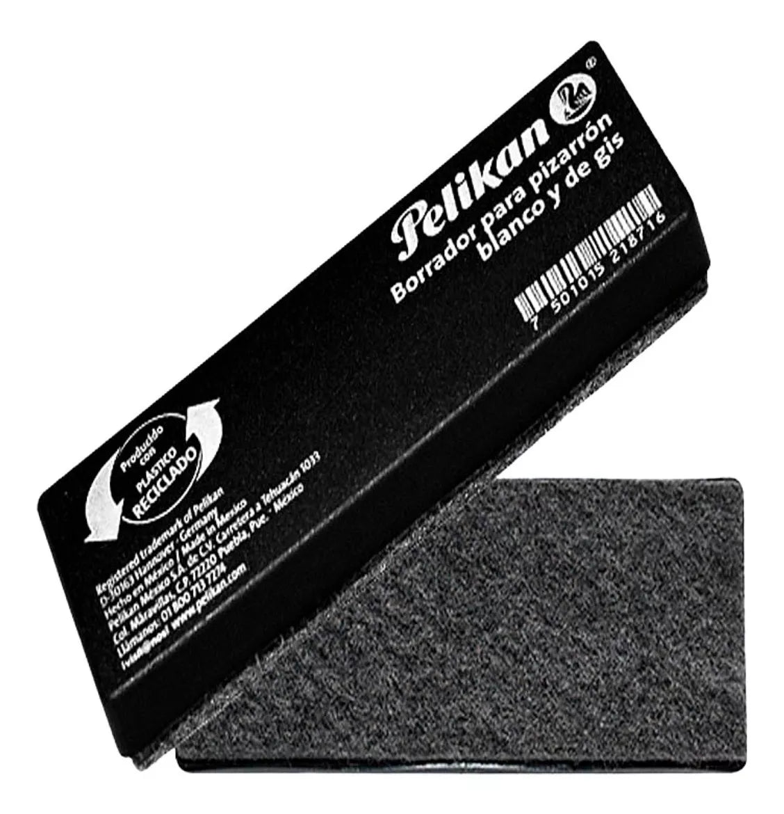 Borrador Plástico Reciclado Pizarrón Blanco Gis Pelikan