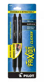 2 Plumas Pilot Frixion Clicker Retractil Tinta Borrable Gel