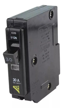 Interruptor 1 Polo Termomagnética 30a Sanelec Disparo Visibl - Sanelec - vista lateral