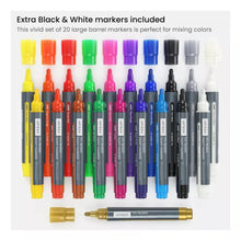 Set 20 Rotuladores Pintura Oleo Colores Metalicos Arteza