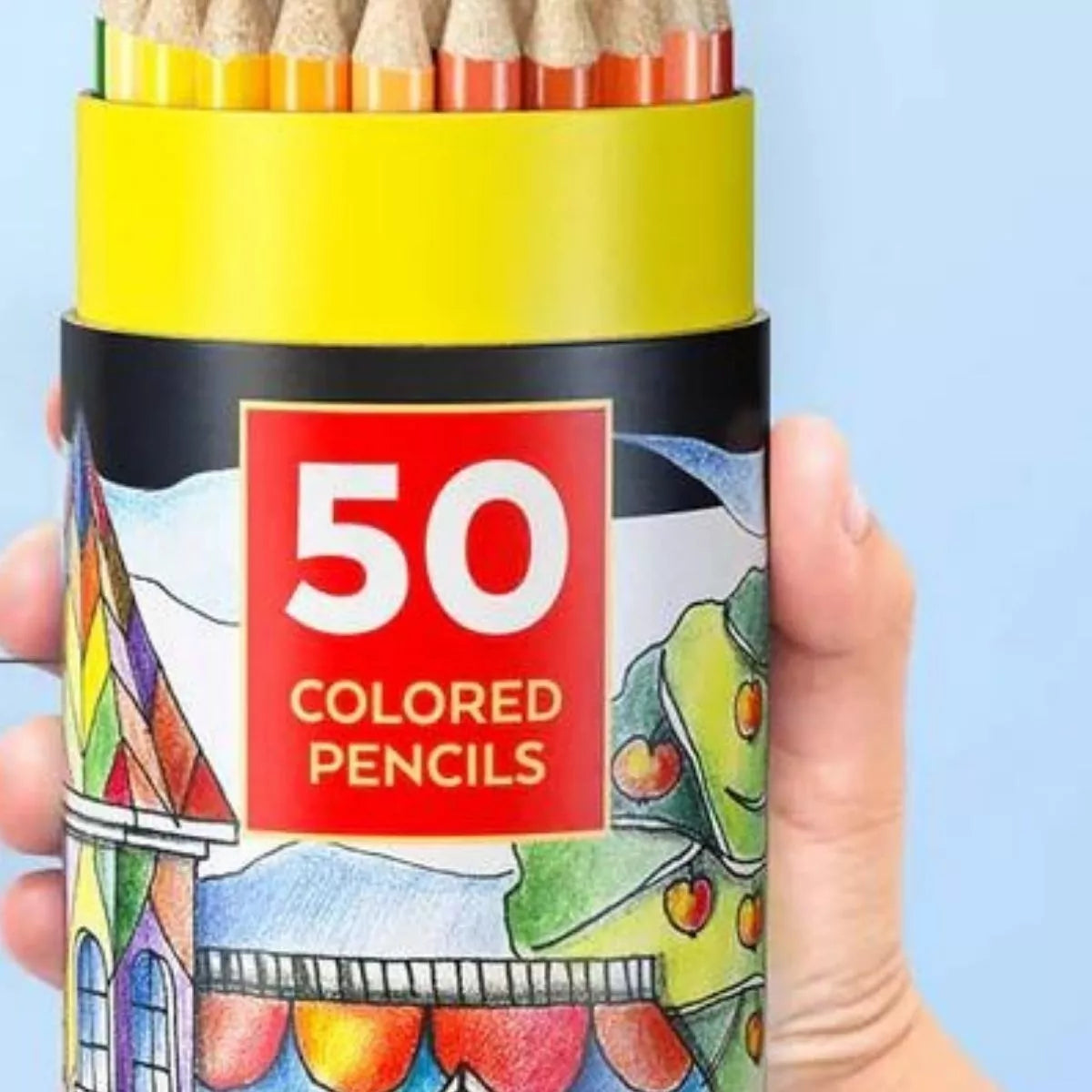 50 Lapices Color Doble Punta 100 Colores Arteza Duales